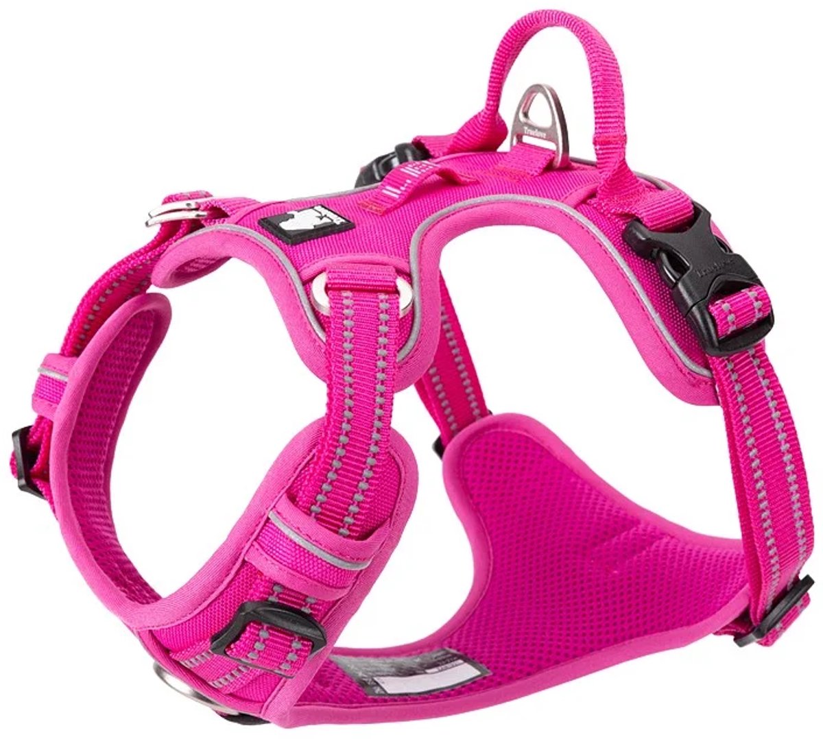 Truelove - Hondentuigje - Hondenharnas - Anti Trek Tuigje - Reflecterend Harnas - 43-56cm - Small - Roze