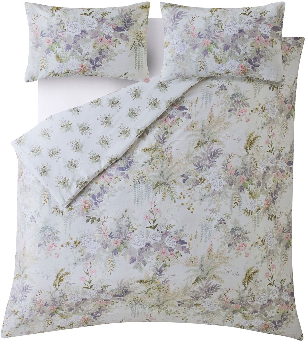 Laura Ashley Linlithgow Pale Lavender Dekbedovertrek Tweepersoons 200 x 200cm