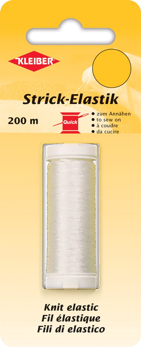 71090 Brei-elastiek, 200 m, transparant