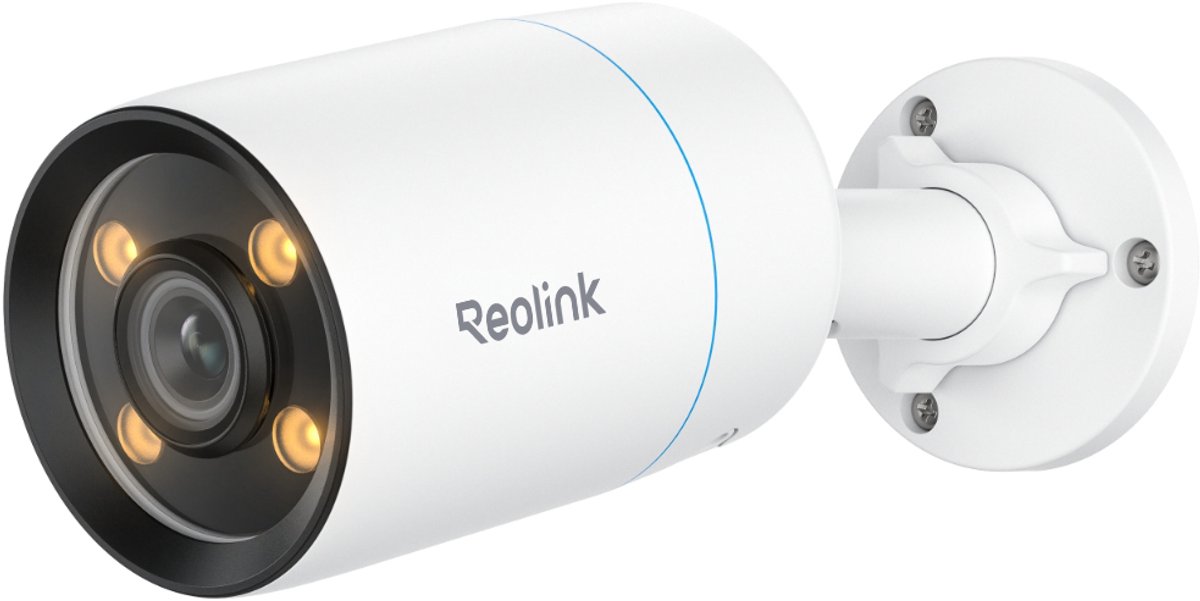 Reolink 4K 8MP PoE IP-camera ColorX met echt full-color nachtzicht F1.0 super diafragma Detectie van personen, voertuigen en dieren - CX810