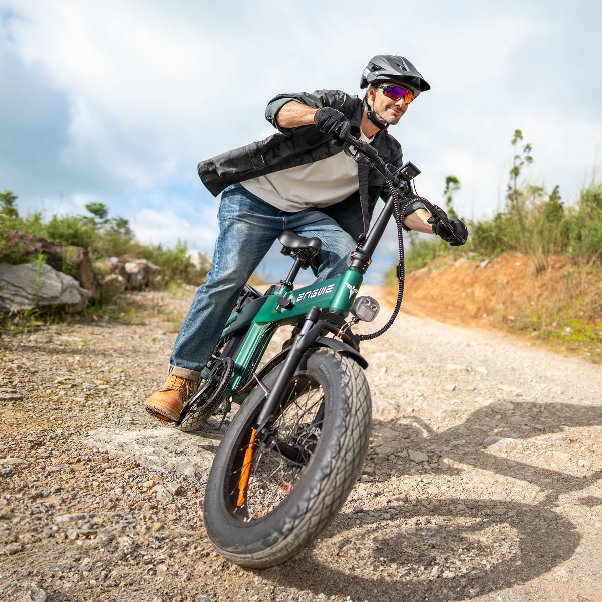 ENGWE EP-2 3.0 BOOST Elektrische fiets - Actieradius 120km - Verwijderbare batterij 48V13.5Ah - 250W Motor - Shimano 7 Versnellingen - 20 Inch opvouwbare City Commuter E-Bike - Hydraulische schijfrem - VTC Fatbike - zwart - afbeelding 3