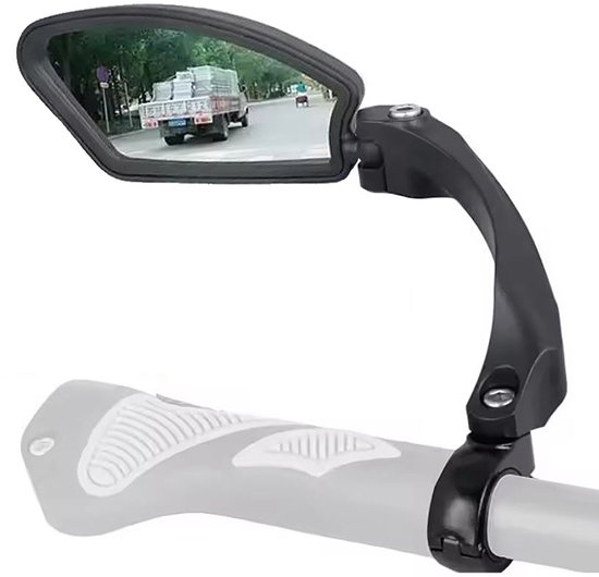 Fietsspiegel links – licht dimmend glas – 360° verstelbaar