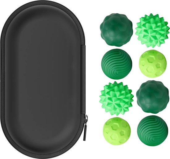 Bimivo Magnetische Stressballen - Fidget Toys - Friemel Speelgoed - Voor Concentratie & Ontspanning - 8 Stuks - Groen