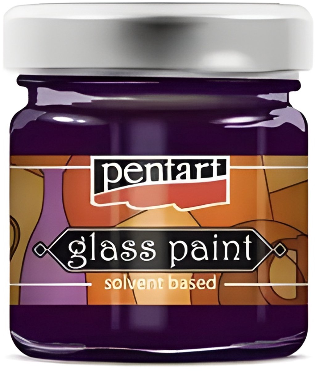 Pentart Glasverf Solvent Basis 30 ml Violet
