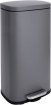 Ökosystem afvalemmer pedaalemmer afvalscheider 45L (3x15L) zwart Zwart