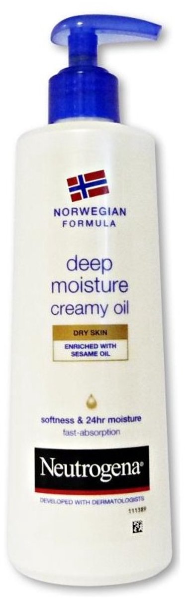 Neutrogena Intensief - Hydraterende Bodylotion – Droge Huid – 250 ml – Snelle Absorptie & Voedende Verzorging