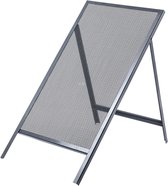 KADAX doorwerpzeef, doorwerprooster van staaldraad, tuinzeef, stalen zeef, zandzeef, rechthoekige bouwzeef voor zand & compost & aarde & stenen (maaswijdte 0,6 x 0,6 cm