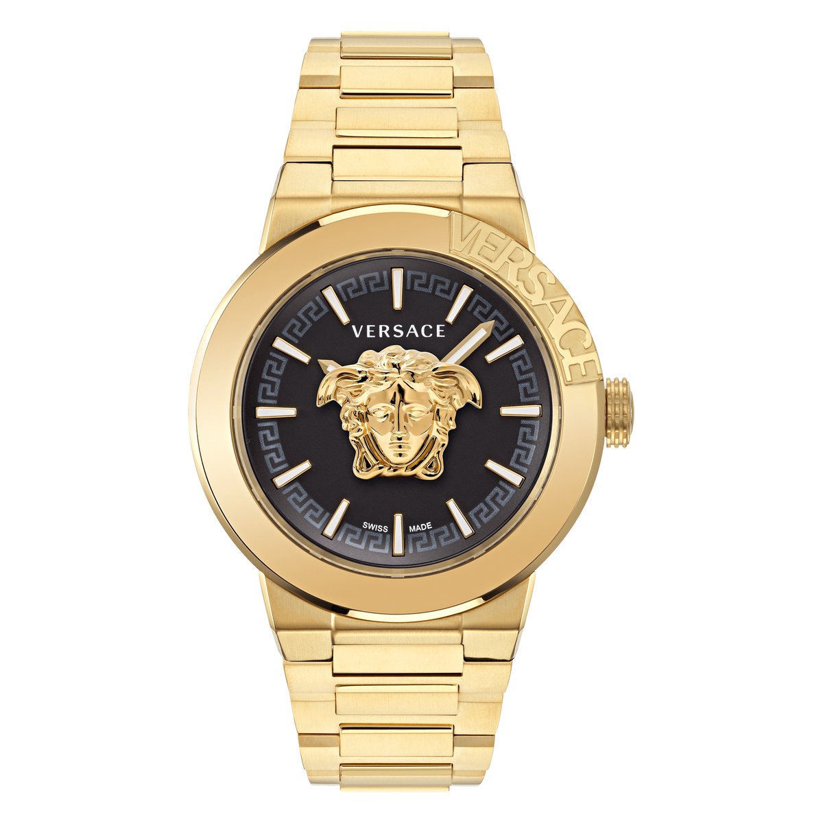 Versace Medusa Infinite Gent VE7E00623 Horloge - Staal - Goudkleurig - Ø 43 mm