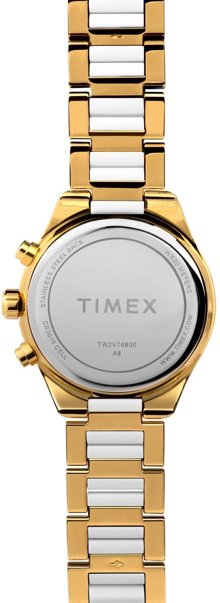 Timex Timex Classic Premium Quartz Analog Chronograph Gouden Toon Case: 100% Alloy| Bracelet: 100% Alloy 38 mm TW2V74700AJ, TW2V74800AJ, TW2V74900AJ, TW2V75000AJ