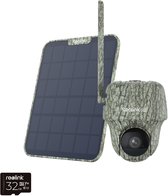 Reolink 4K 4G LTE PT Wildlife Cam, 360° zicht, 32GB microSD-kaart, detectie en herkenning van dieren, Go Ranger PT met zonnepaneel