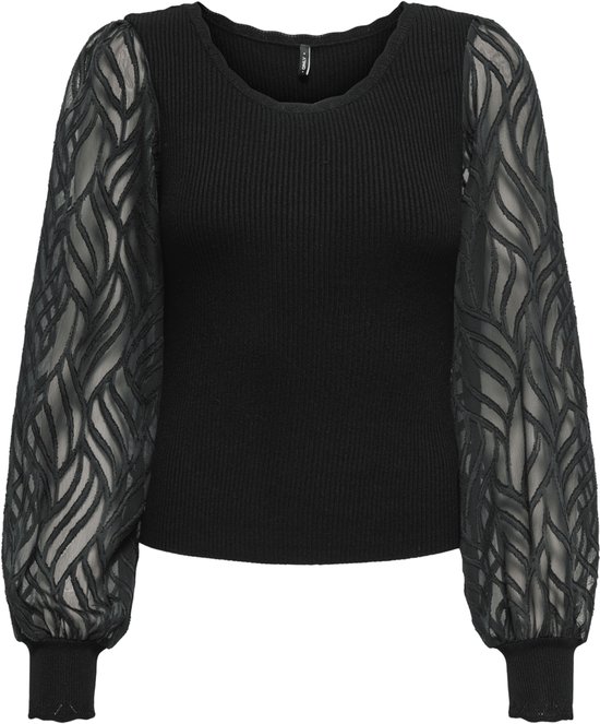 Only Julie Rib Mix Knit Trui Dames - Maat L