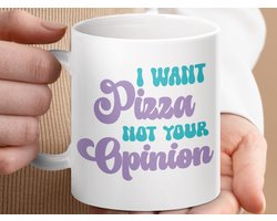 Mok I Want Pizza Mug, Funny Sarcastic Mug, Foodie Mug, Pizza Lover Gift, Sarcasm Gift, Pizza Quote Mug, Unique Gift Idea, Joke Mug