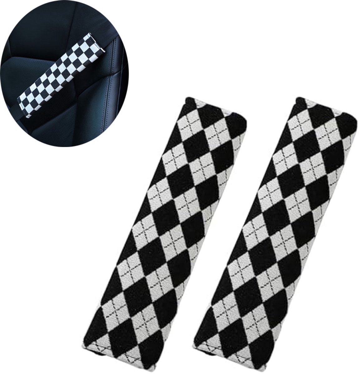 Image of 2 stuks- Gordelhoezen-gordelbeschermer- gordelbeschermer kind- gordelhoes-gordelkussen- Gordel Hoes- Schouderhoezen- gordelhoes kind-gordelkussen-gordelhoezen voor volwassenen-gordelhoezen kind-Auto Gordelhoes-Auto Gordel Beschermer-Universele