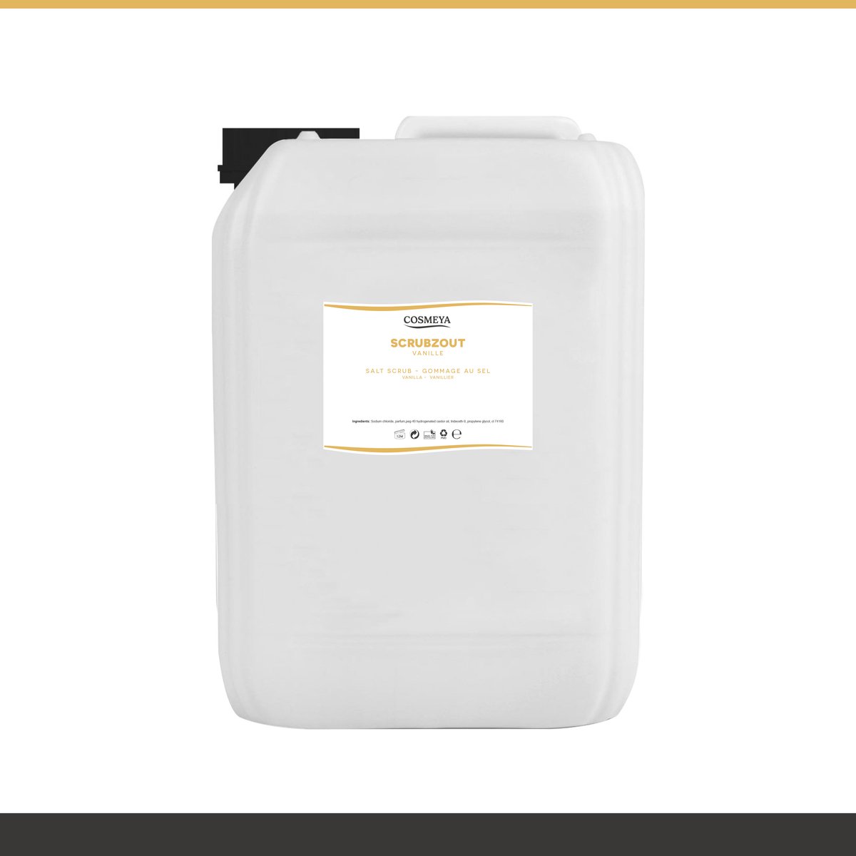 Scrubzout - Vanille - Zalmroze - 9 Kilogram - Jerrycan - Navulling Q7