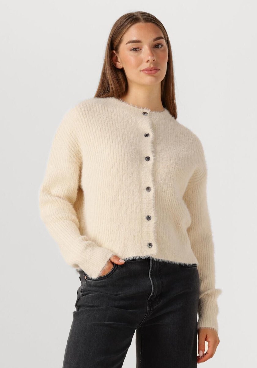 Circle Of Trust Audrey Cardigan Truien & vesten Dames - Sweater - Hoodie - Vest- Gebroken wit - Maat XL