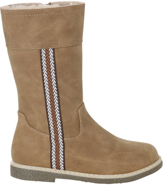 Boots Fourrées Déperlantes Fille Vertbaudet - Fermeture Zip, Textile Imperméable, Semelle Antidérapante