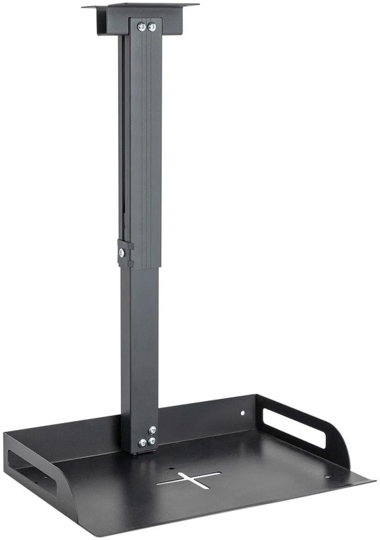 Projectorbeugel – Plafondbeugel Beamer – Universeel – Zwart – Staal & Aluminium – 34-56 cm Verstelbaar – Plafondmontage – 14 kg Draagvermogen – Inclusief Accessoires – Modern Design