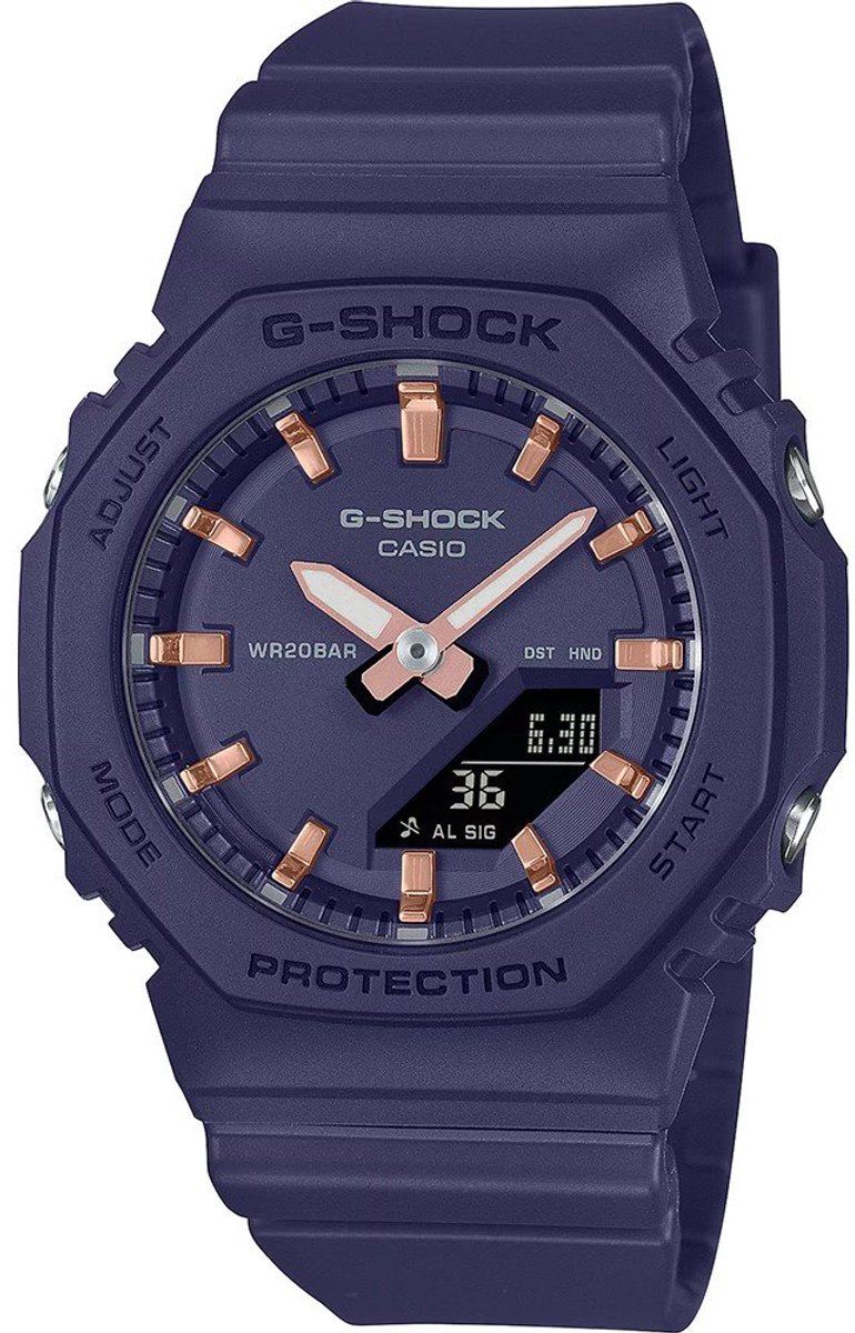 Casio G-Shock GMA-P2100M-2AER Horloge - Kunststof - Blauw - Ø 40 mm