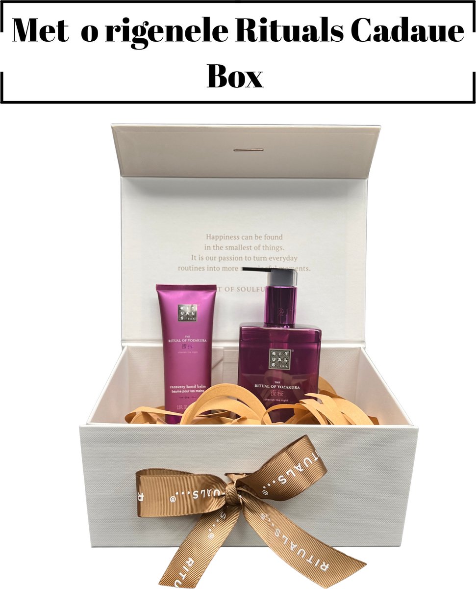 Rituals of Yozakura - Geschenkset - Hand Wash 300 ml - Hand Balm 70 ml - Originele RITUALS Cadeaubox