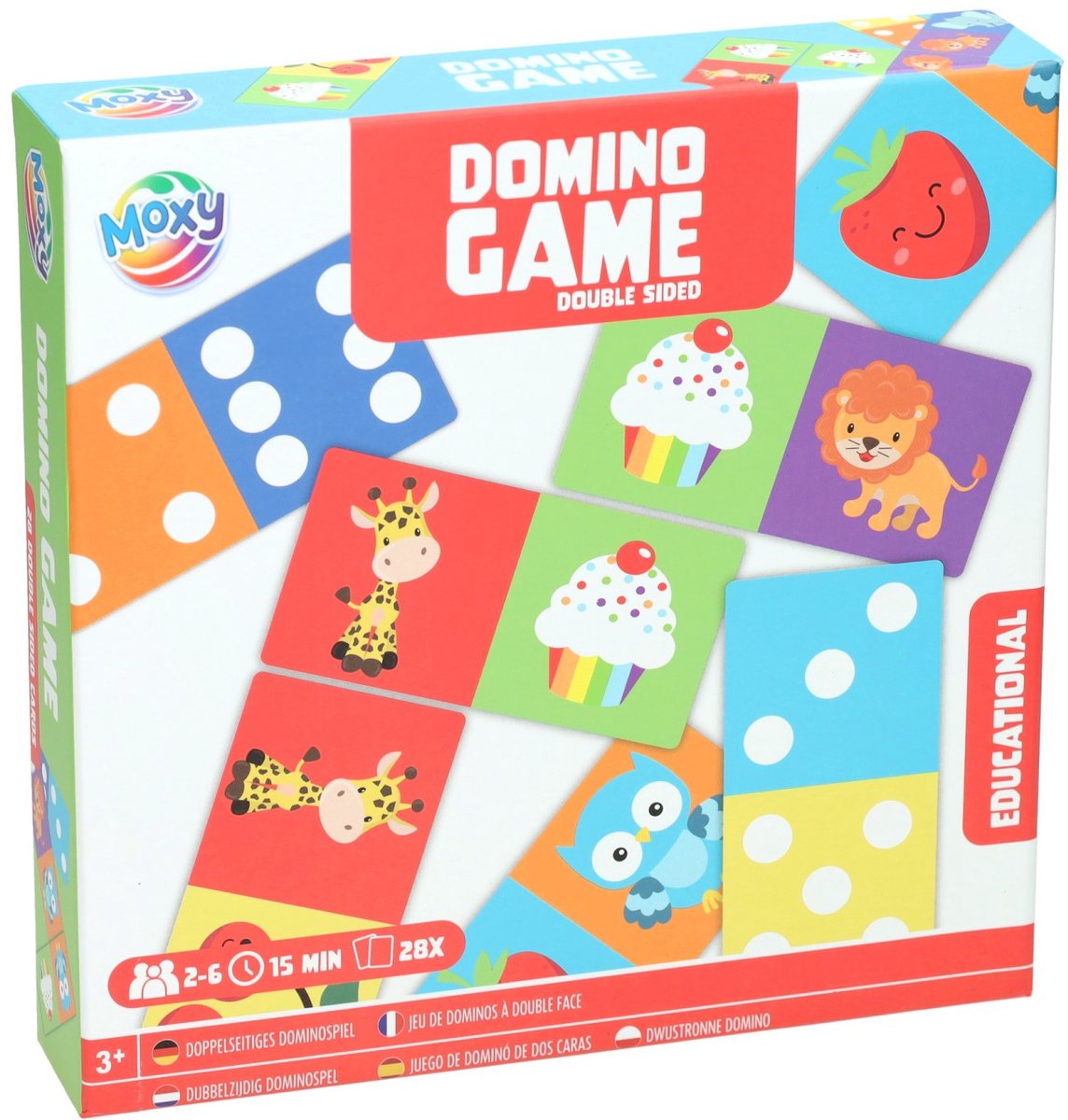 Grafix Dubbelzijdig Domino Spel