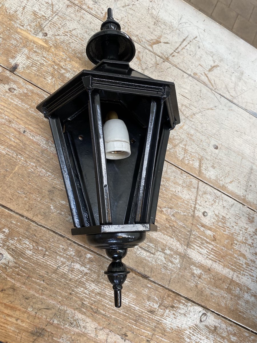 Buitenlamp zeskant aluminium