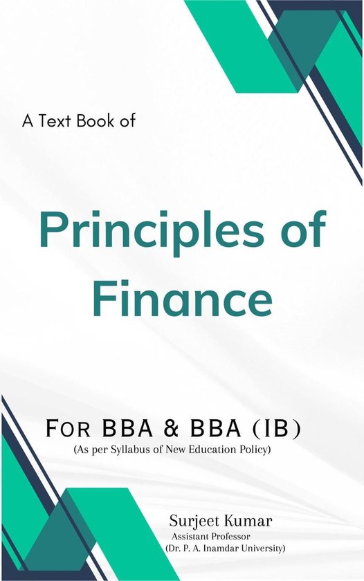 Principles of Finance - cover