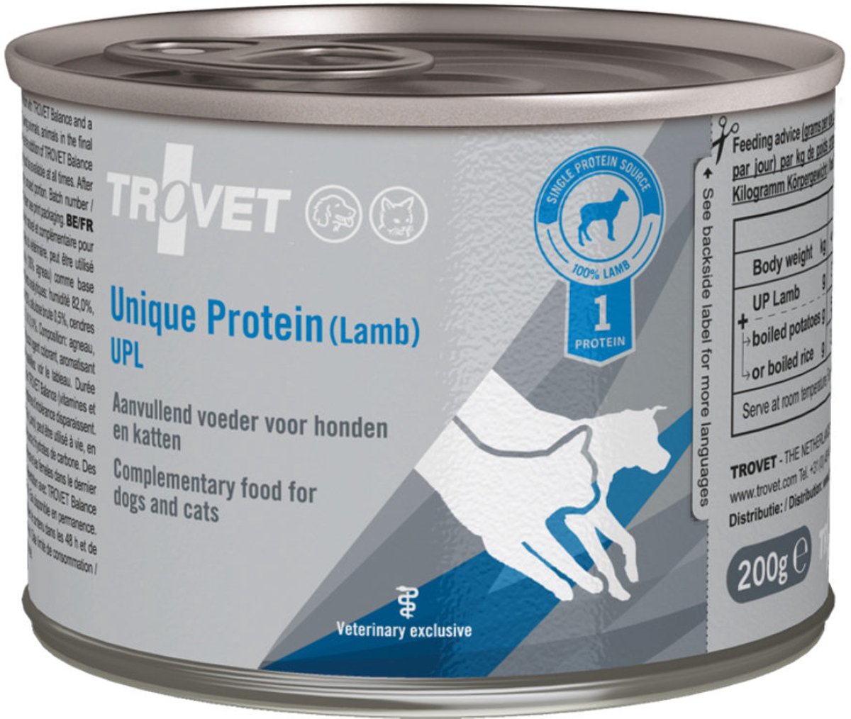 Trovet Unique Protein UPL (Lamb) - 1 x 400 g