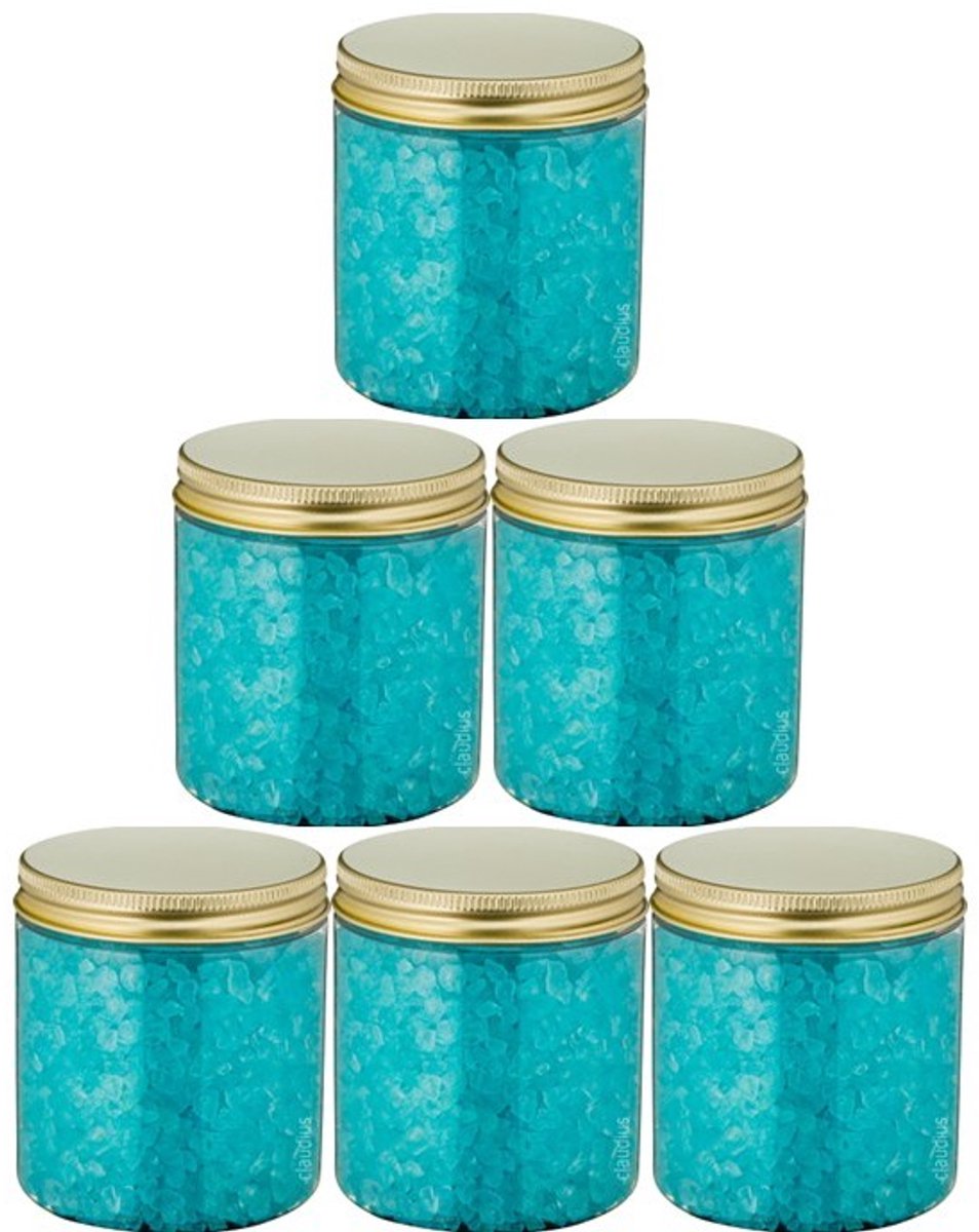 Claudius Badzout Opium - 300 gram - Pot met gouden deksel - set van 6 stuks