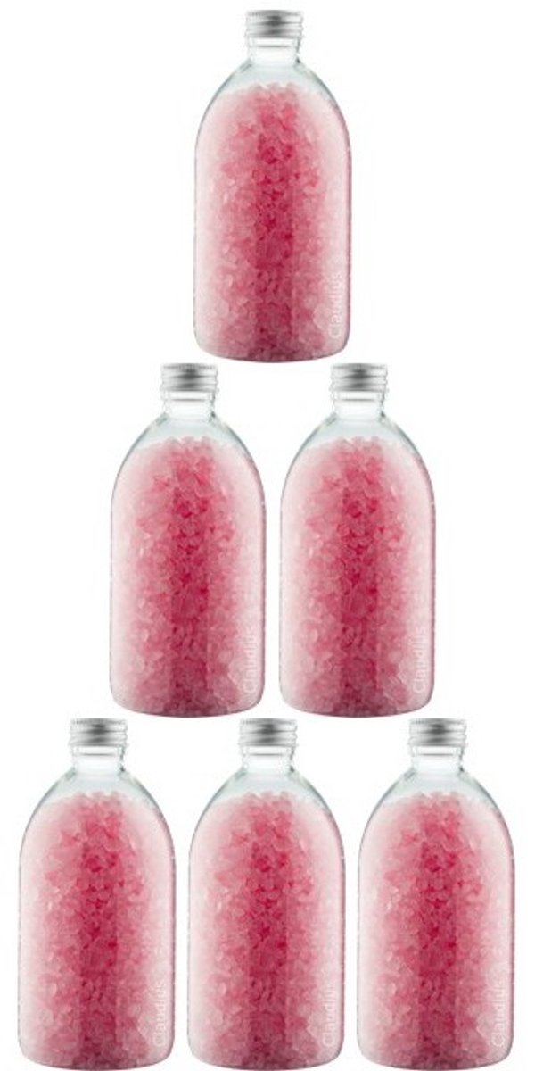 Claudius Badzout Rozen - 600 gram - Fles met aluminium dop - set van 6 stuks