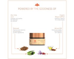 Kumkumadi Dagcrème (Advanced Kumkumadi Refined Radiance Day Cream Organic Mogra Saffron) SoulTree - 50 g