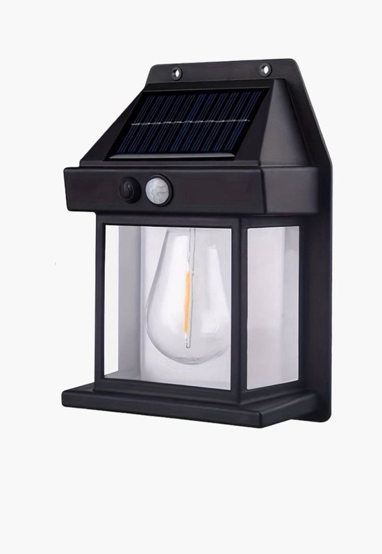 Solar Wandlamp met Sensor - LED - Buitenverlichting op Zonne-energie - Bewegingssensor - Waterdicht