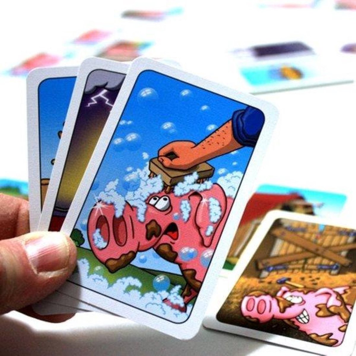 White Goblin Games - Moddervarkens - kinderspel - 2 tot 4 spelers - 15 minuten - Vanaf 7 jaar — afbeelding 12
