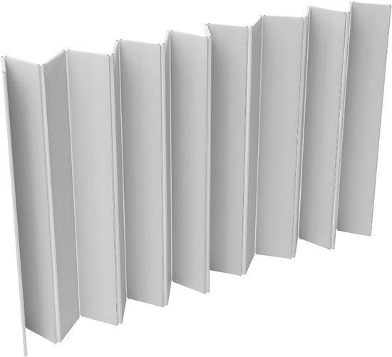 OUBUBY Badkuipafdekking, opvouwbare badbekleding, waterdicht, stofdicht