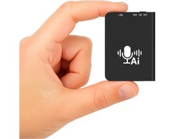 Digitale AI-Spraakrecorder van MMOBIEL – 32GB Compact Opnameapparaat met App-bediening, Transcriptie & Samenvatting, Real-time Vertaling, Bluetooth & Mindmap Functie voor Vergaderingen, Colleges etc.