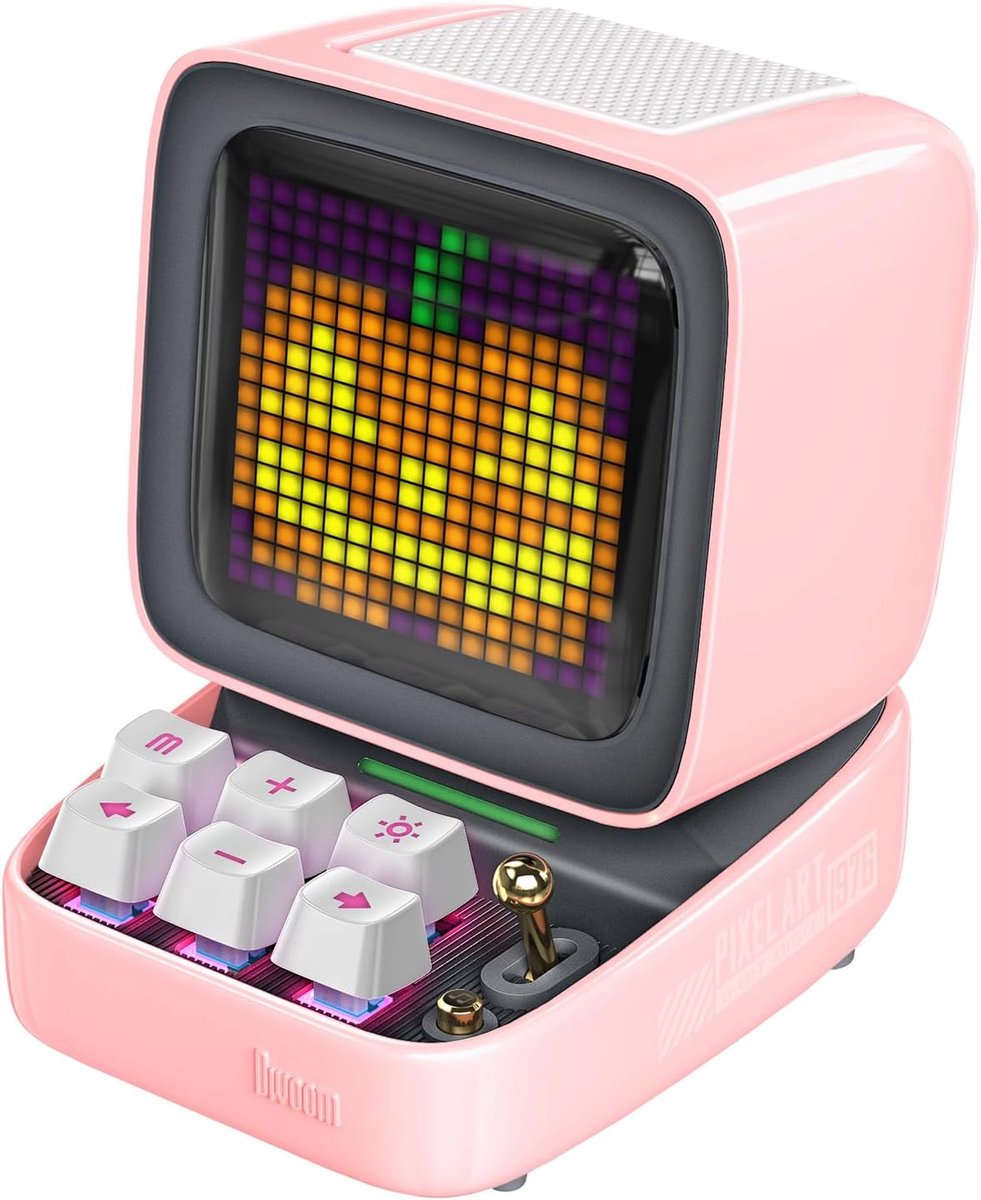 Multifunctionele Pixel Art LED Bluetooth Luidspreker met Programmeerbaar LED-paneel en Digitale Tafelklok