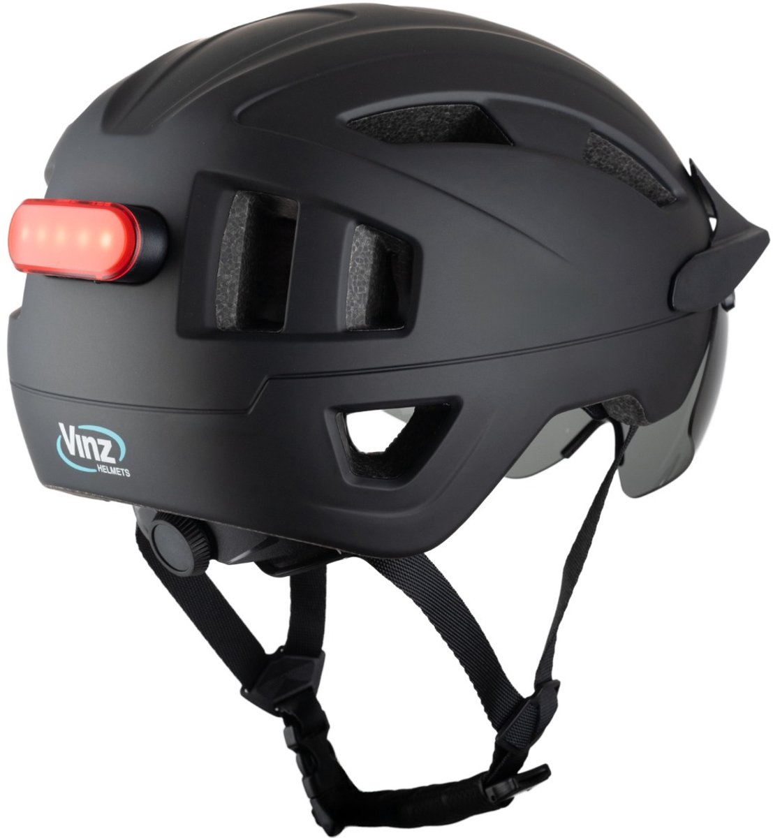 VINZ Danube NTA8776 Helm - Goedgekeurde helm Speed Pedelec, E-Bike, Fiets, Snorscooter - 2 magnetische vizieren thumbnail 2