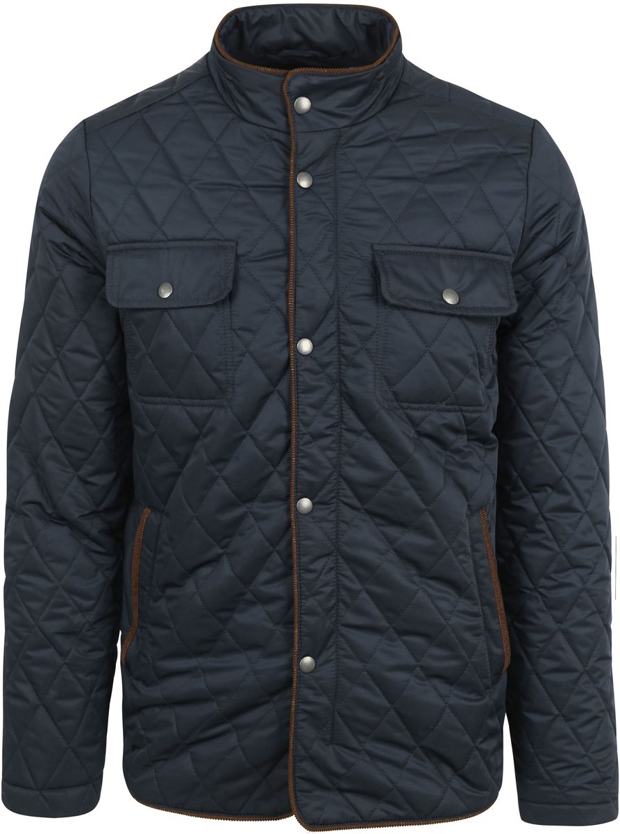 Suitable Step Jas Donkerblauw (navy) - Maat L - Heren - Tussenjas
