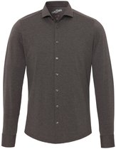 Chemise fonctionnelle Pure H.Tico marron - Taille 37 - Homme - Chemises décontractées