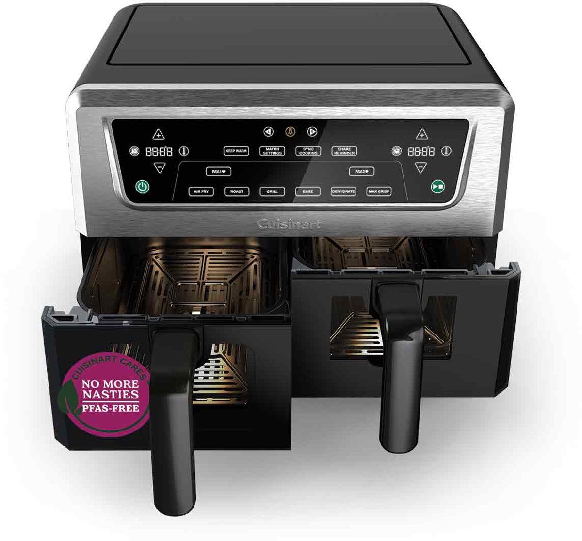 Cuisinart - XXL Dual-Zone Airfryer - 10,4L - 2 Mandjes - 7 - Cuisinart - €169,90