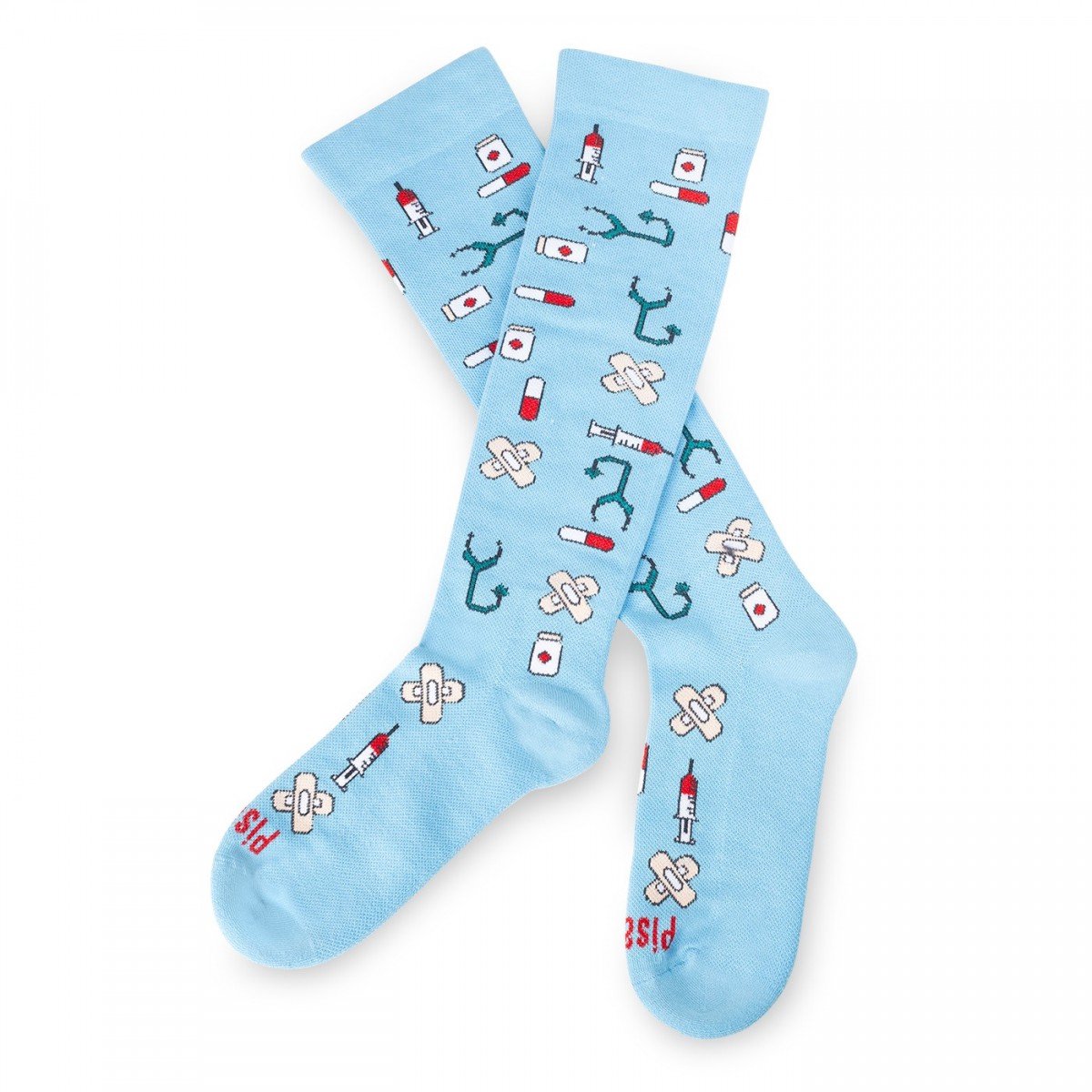 Compressiesokken Hulpmiddelen - 36-39- Compressiesokken Dames voor Verpleegkundigen - Leuke Print - Zorg - Compressiekousen - Sokken - Verpleegkundige Accessoires - Nurse Cadeau