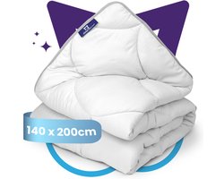 Slaapspeciaal Cloudtouch Dekbed - All Year Dekbed - 1 persoons Dekbed - Antiallergische Dekbed 140x200 cm - Ultra soft - Extra Zacht - Dikke Dekbed