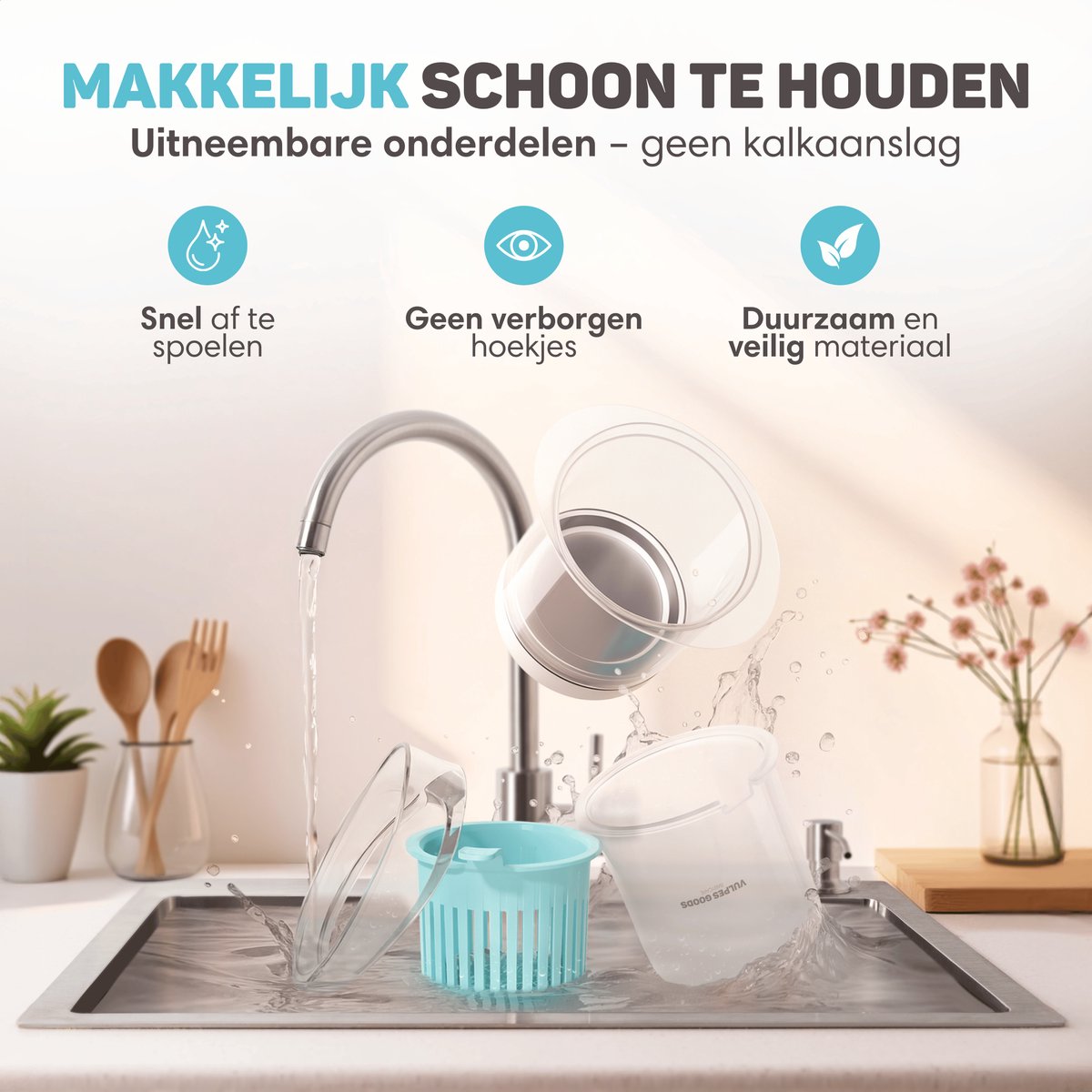 Vulpes Goods BabyCare - Flessenwarmer - 10in1 - Warmhouden 24u, Ontdooien & Steriliseren - PRO V2 Versie thumbnail 5