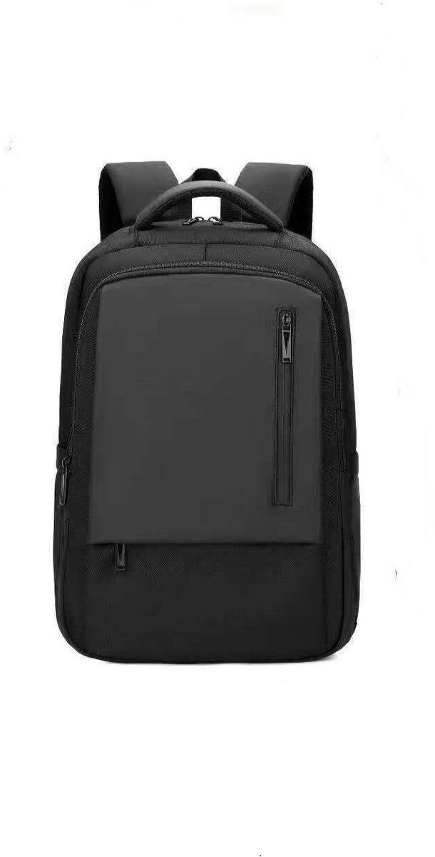 TK-S Laptoptas, Zwart en Stevig, 29 Liter, 17,3 inch laptopvak. (50x33x18cm)