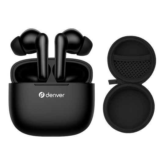Denver – Draadloze – Nude Colour – Bluetooth Oordopjes – Earphones – Earbuds – Oortjes + Oplaadcase – Wireless Earbuds – Draadloos