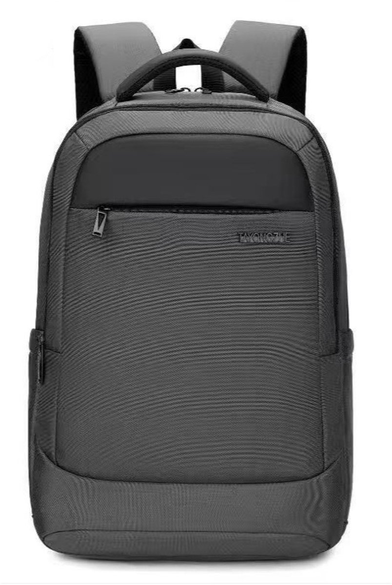 TK-S Laptoptas, Grijs en Stevig, 29 Liter, 17,3 inch laptopvak. (50x33x18cm)
