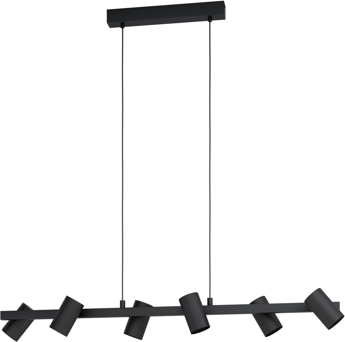 EGLO Gatuela 1 Hanglamp - E14 - 116 cm - Zwart