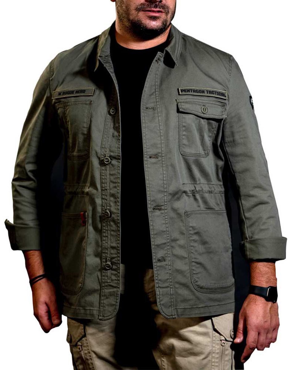Pentagon Rogue Hero Field Jas Man Grijs