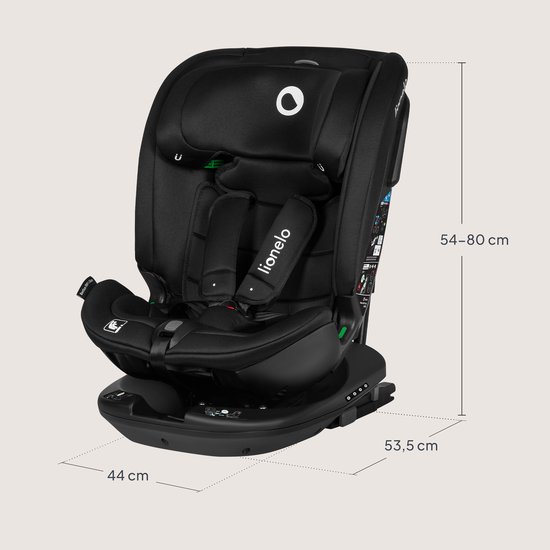 Lionelo Bastiaan RWF i-Size - Autostoeltje - ISOFIX - 0-36kg - Zijbescherming van LIONELO — afbeelding 5