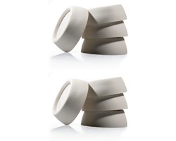 Bodo® Trillingsdempers Wasmachine - Droger – Set van 8 – Wit