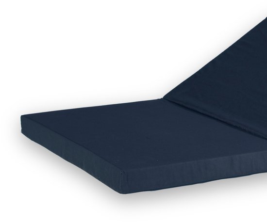 PEKITAS Reismatras, opvouwbaar, 60 x 120 cm, hoogte 6 cm, incl. draagtas voor babybed, wasbaar, ademend, wolkenpatroon